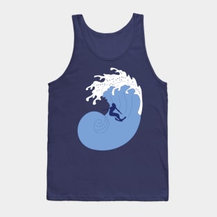 The surfer and the wave Tank Top